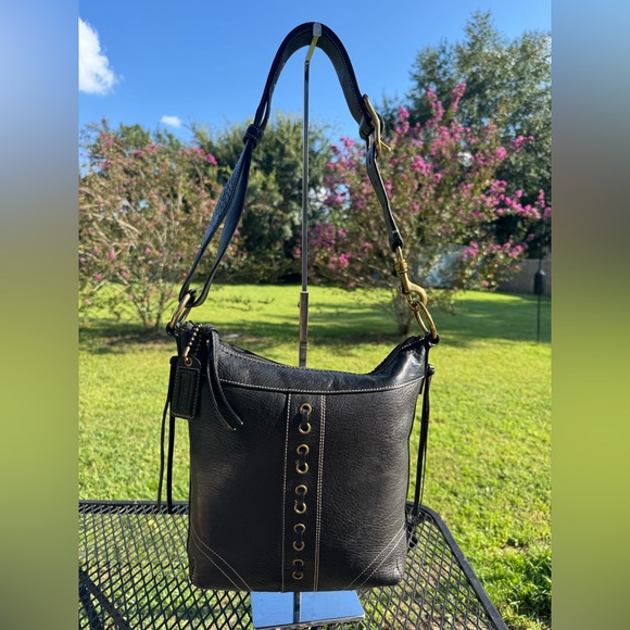 Coach Handbags - Coach Chelsea Vintage Lace Stitched Duffle Crossbody Bag